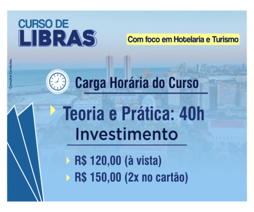 Libras com foco em Hotelaria e Turismo